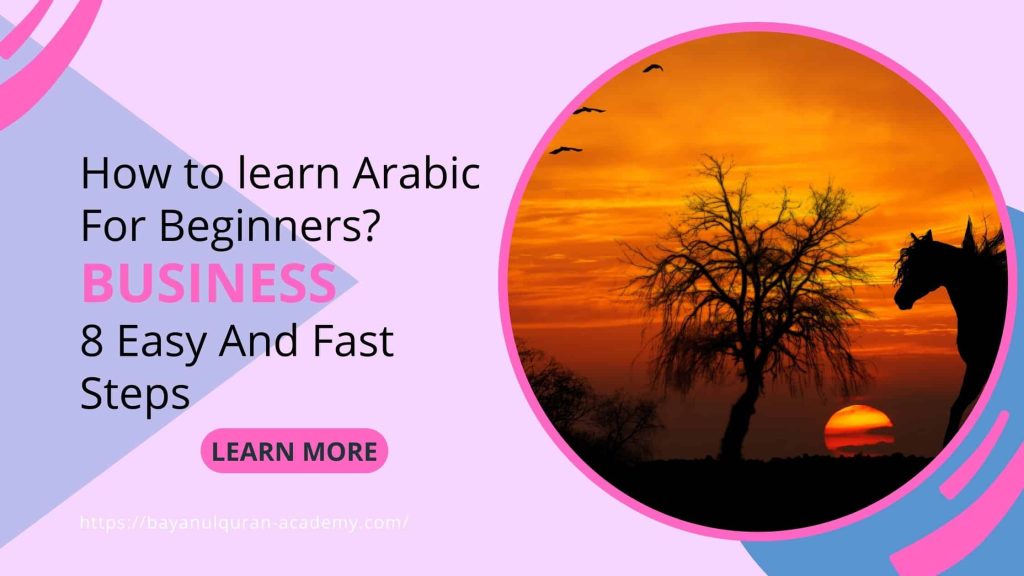 How to learn Arabic For Beginners 8 Easy And Fast Steps