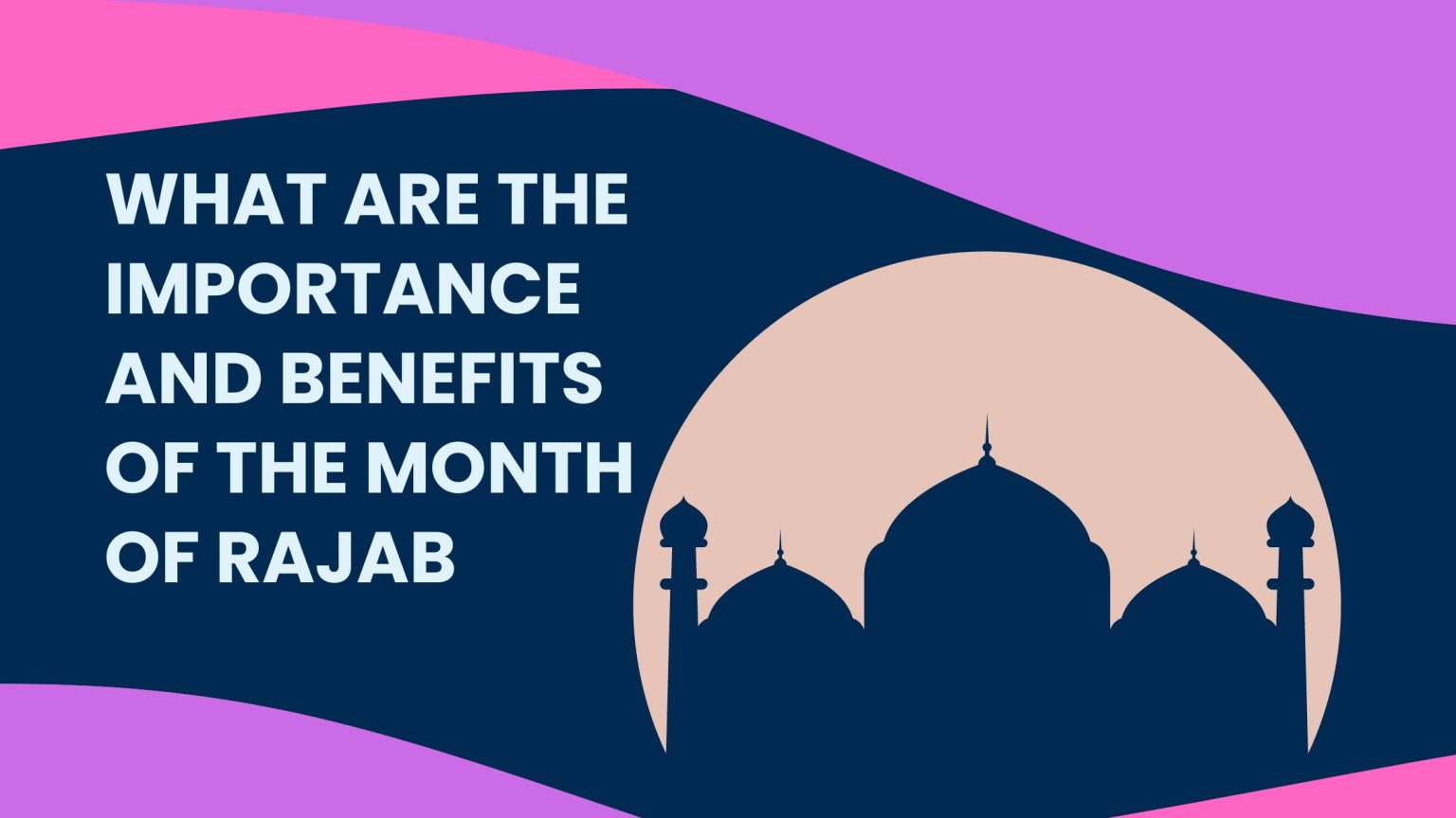 The Month Of Rajab 2024 - What Are The Importance And Benefits Of The