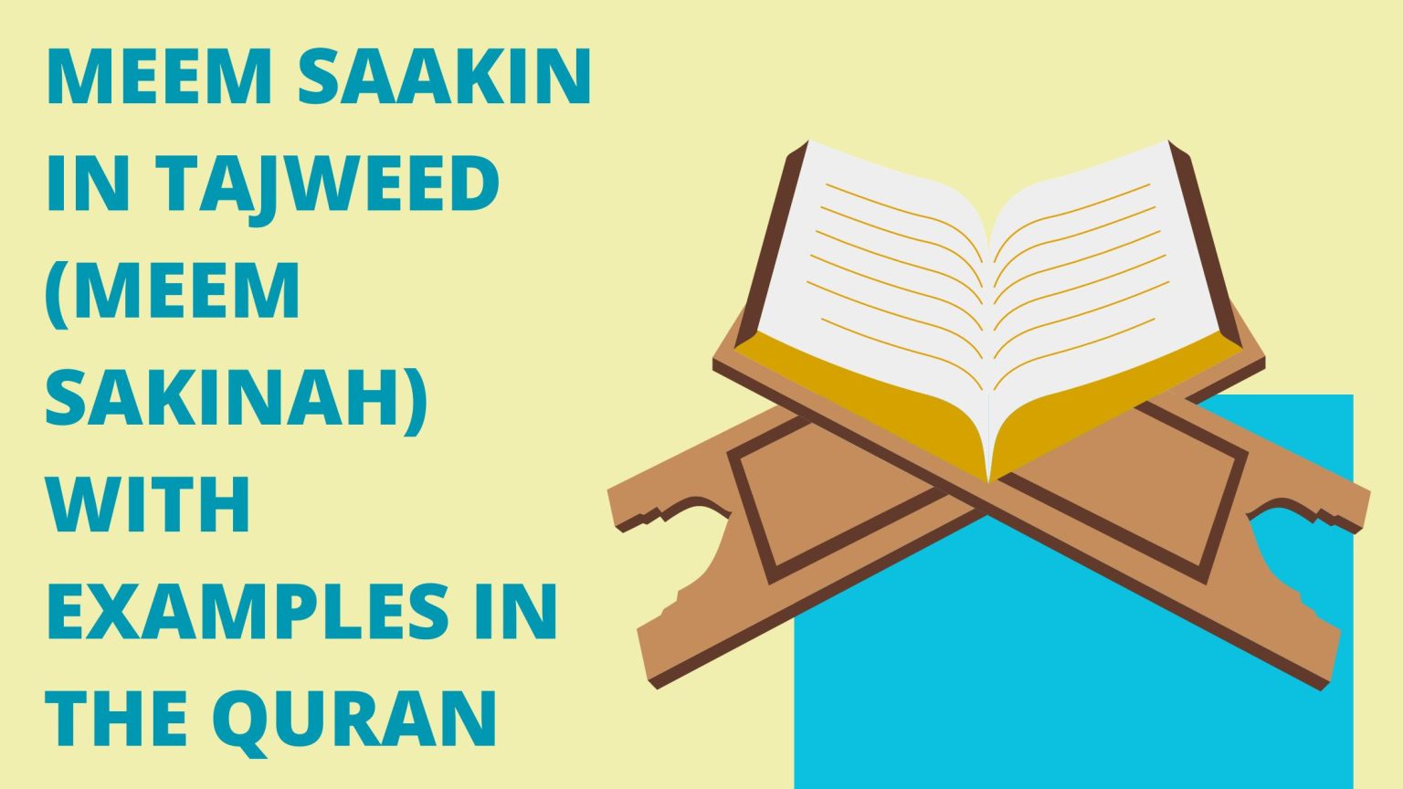 Meem Saakin in Tajweed (Meem Sakinah): Meaning, Rules, and Examples in ...